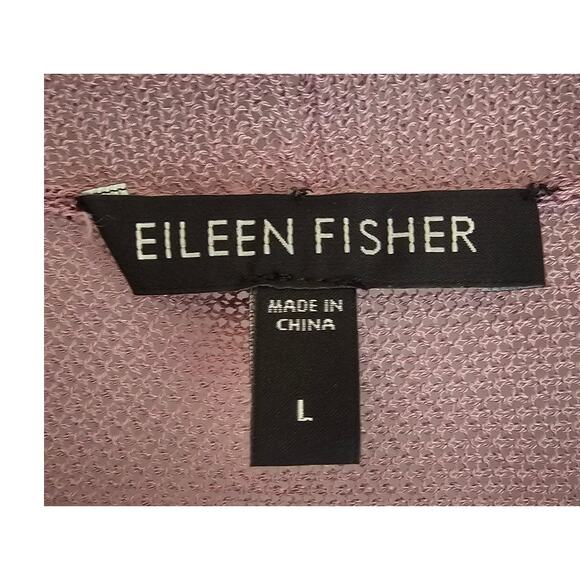 Eileen Fisher Open Cardigan, Lilac, 80% Viscose, Sz L - Picture 2 of 7